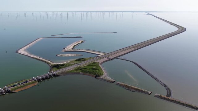Fish Migration River Construction at Afsluitdijk