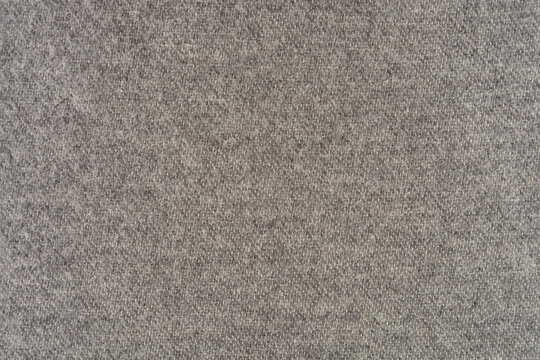 Neutral Grey Knit Fabric Texture Closeup for Backgrounds, Upholstery and Textile Design