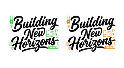 Fototapeta premium Labor day building new horizons construction worker tribute