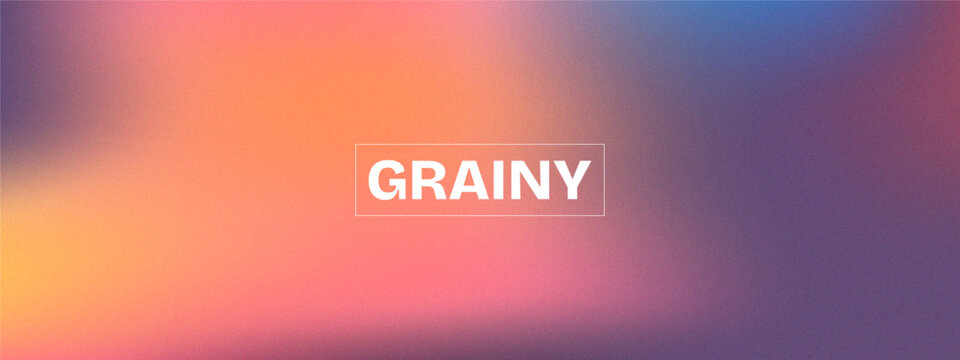 Dreamy purple sunset gradient background with fluid mesh blends. Grain textured sky backdrop with overlay effects. Soft modern template cover design.
