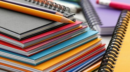 Fototapeta premium A wholesale business supplying textbooks, instructional tools, learning materials, and educational equipment to schools, colleges, and training centers. 