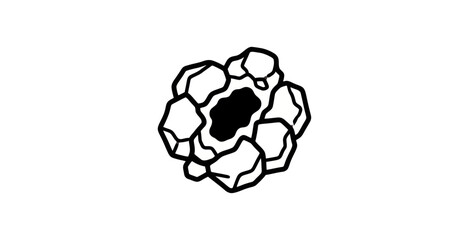 Pile of Rocks Vector Illustration © Barokah