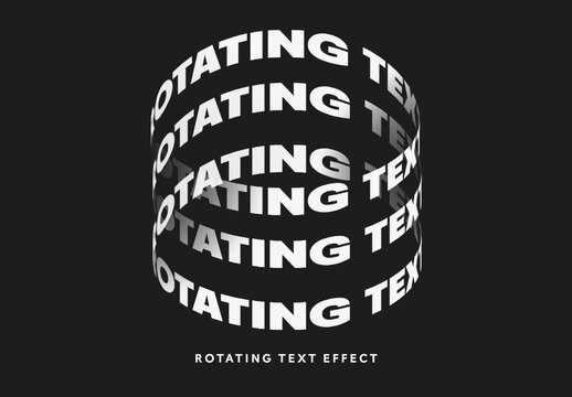 Rotating Text Effect