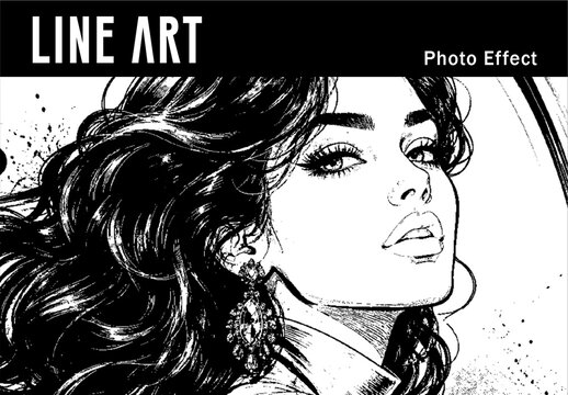 Line Art Photo Effect