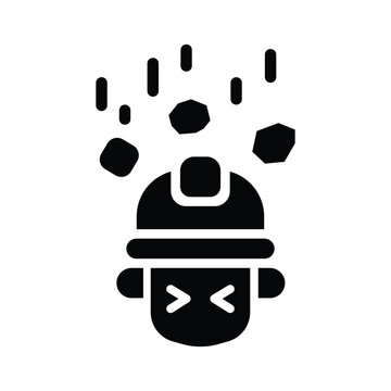  falling objects solid icon illustration vector graphic.eps