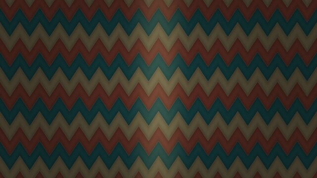 Colorful zigzag pattern with bold lines in warm tones