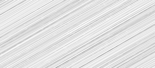 Diagonal speed lines Seamless pattern with dynamic monochrome motion streak texture hatching drawing graphite pencil. Hand drawn texture. Horizontal background scribbles for comic action design. © S Clip