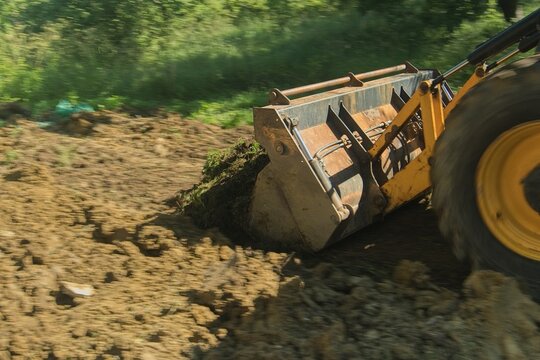 Bulldozer at work