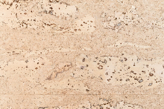 surface of light brown natural cork flooring
