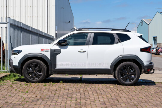 Ijmuiden, Netherlands - June 5, 2026: A.R Verhuur Dacia Duster