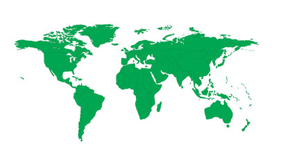Fototapeta premium Modern new worldmap for horizontal 07 illustration image graphic for design projects presentations digital media marketing visuals professional commer