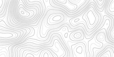 Topographic map contour lines on white background for design and illustration © MD.HUZZATULLAHISLAM