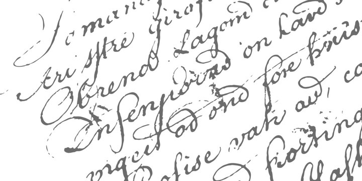 Old vintage handwritten cursive text on aged paper texture