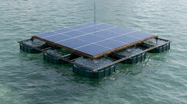 Solar Powered Floating Platform for Innovative Water Treatment Solutions in Aqua Ecosystems