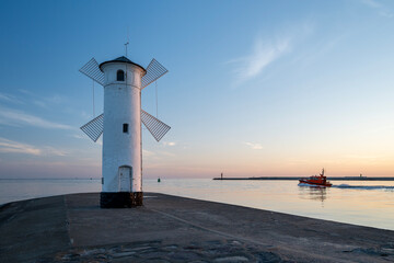 Stawa Mlyny - an iconic navigation mark and the official symbol of Swinoujscie, Poland © Tomasz Warszewski