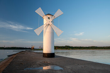Stawa Mlyny - an iconic navigation mark and the official symbol of Swinoujscie, Poland © Tomasz Warszewski