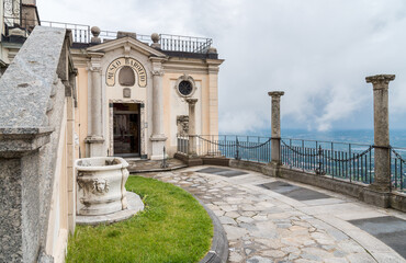 Obraz premium The Baroffio Museum located at Sacro Monte di Varese, Lombardy, Italy. UNESCO World Heritage Site.