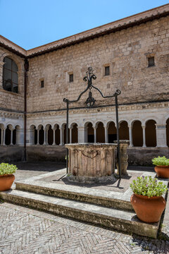 Subiaco. The Monastery of Saint Scholastica