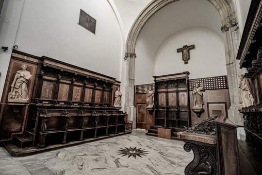 Teano, Italy. The Cathedral of San Clemente. 0326V.2