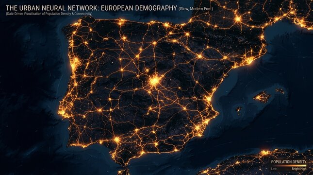 European Urban Night Lights.