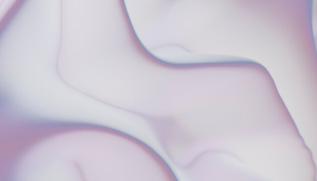 Abstract pastel waves with soft flowing forms