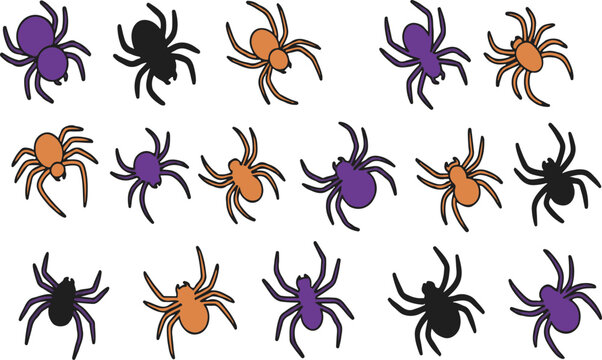 Halloween Sipder vector design  