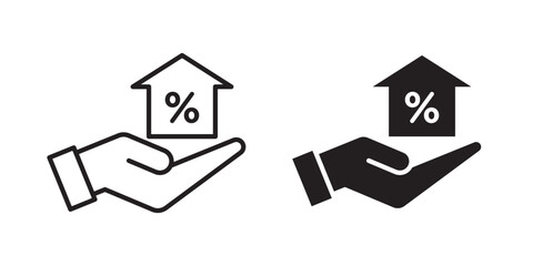 Naklejka premium Mortgage Icon