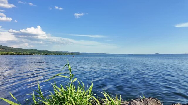 A view of Lake Bolsena, Umbria, Italy