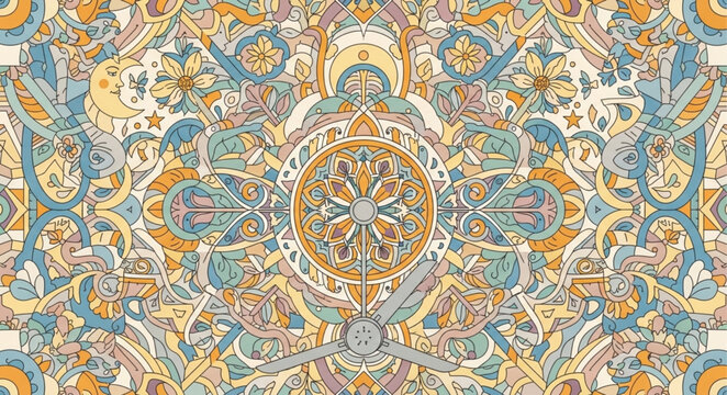 thai art pattern