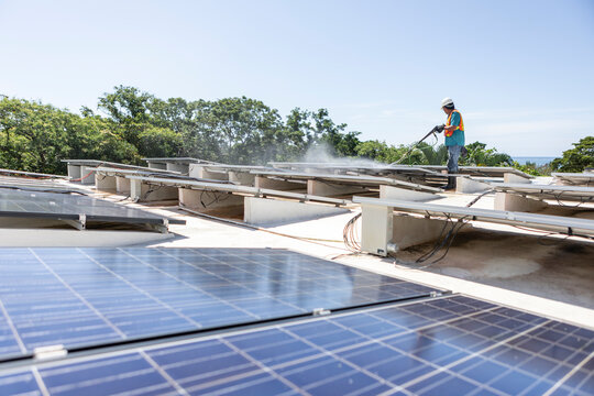 Solar panel maintenance for sustainable energy