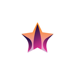 star logo design luxury Stylized linear shape star logo design template. Modern abstract star logo design. Rising Star logo concept. rating icon © Omar