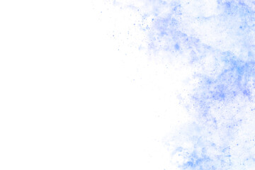Fototapeta premium Blue Space Nebula Galaxy Stars Transparent PNG Overlay