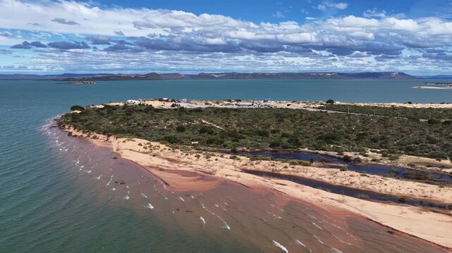 Dunes Of Old Chico In Casa Nova Bahia Brazil. Turquoise Lagoons And Sand Dunes Creating Inspiring Landscape. Wildlife Eco Tourism. Amazon Forest. Casa Nova Bahia.