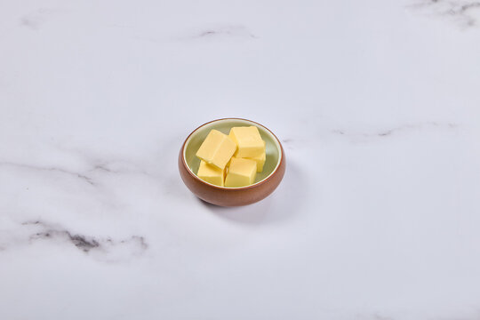 A delicious little butter dish for breakfast