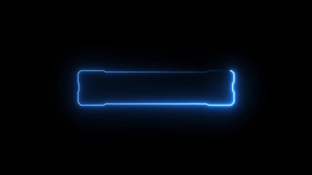 Neon tittle bar . headline bar motion graphics video. Modern Ice Blue Lower Third name and title bar 4k. Chinese Traditional New Year Caption Bar Background. 4k motion video.