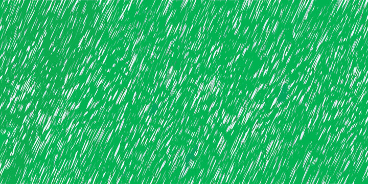 Green crayon texture scribbled lines on a solid green background