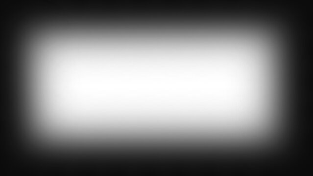 Strong black vignette frame over transparent background for dramatic movie border effect.