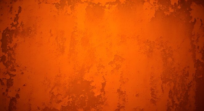 Happy halloween orange background with spooky texture