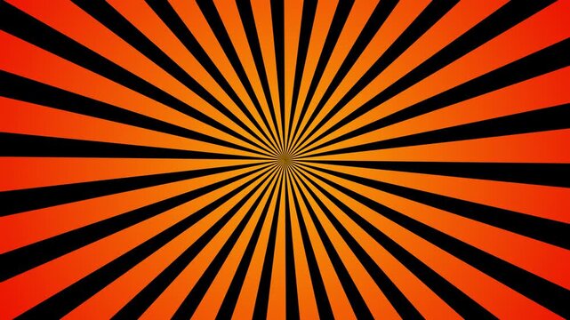 Comic Sunburst Spin Speed Burst Loop Animation. Mega Retro Sunburst Speed Rotation 4K stock video.