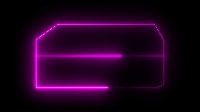 HUD, UI, GUI futuristic user interface screen animation. Sci-fi concept design. High tech screen for video game