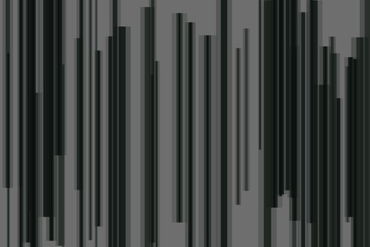 Abstract vertical pixelated black and gray linear patterns pixelation lines