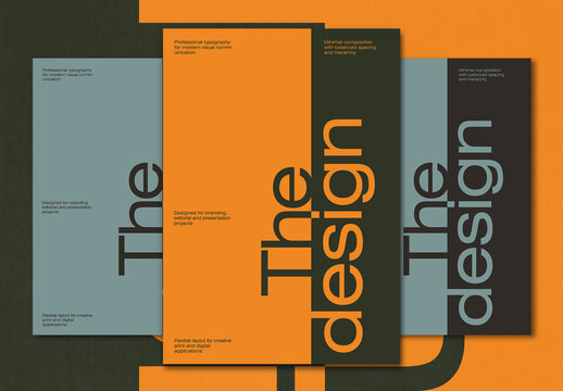 Type Driven Swiss Poster Layout