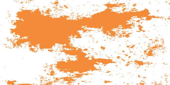 Orange grunge texture on a white background.