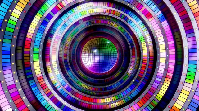 Colorful Disco Led Tunnel