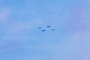 Fototapeta premium airplane in the sky