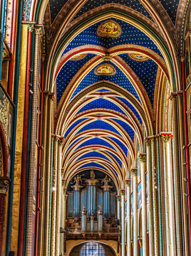 Organ Basilica Saint Germain des Pr&eacute;s Church Paris France