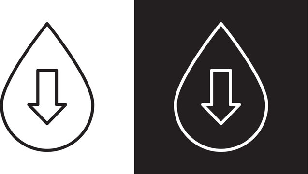 Low water level icon