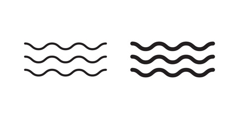 Fototapeta premium Wave icon