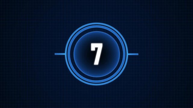 15 second Coundown timer for you workout video also gym video with white background.Universal film leader, counting down from 15-0, with space for text. isolated on black background. 4k motion video.