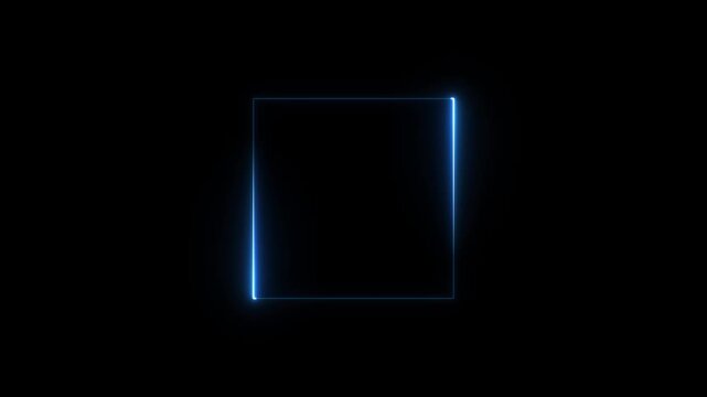 Futuristic digital HUD cyber frame technology for video overlay templates.Digital HUD futuristic motion graphic element cyber generated background. security hologram frame border 4k motion background.